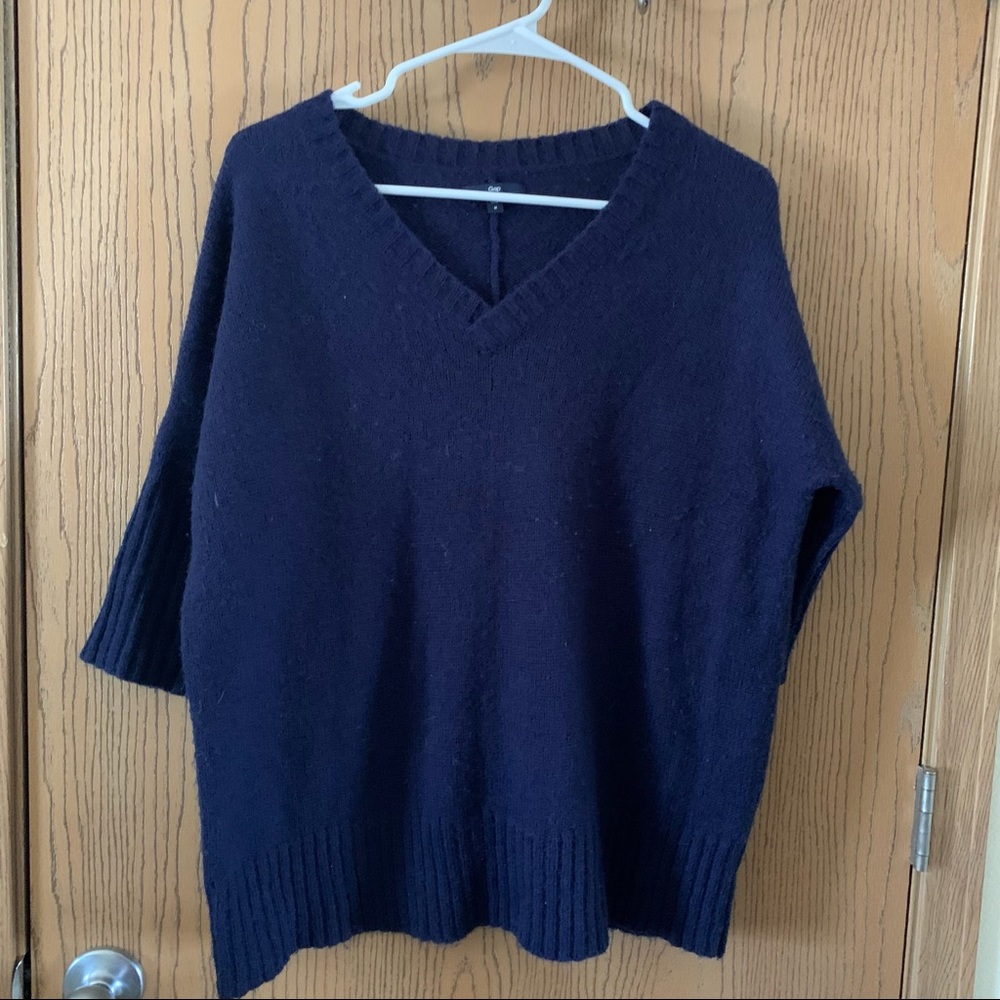 Gap Navy blue wool sweater Size M